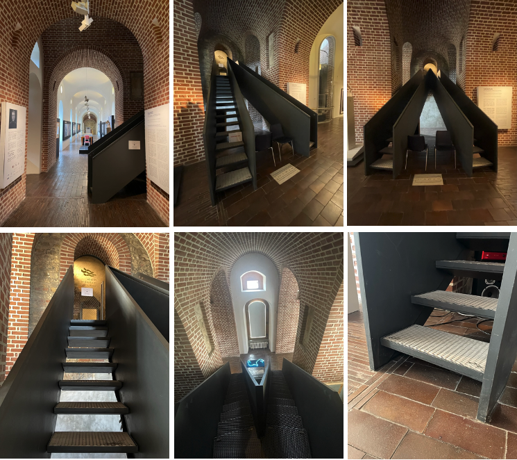 Metal staircase on the second floor (author’s collection)